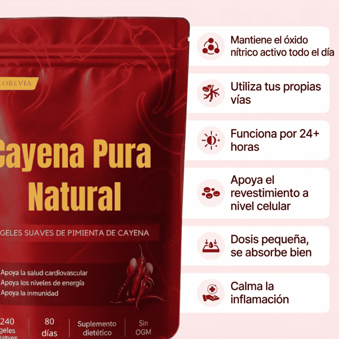 Cápsulas de Pimienta de Cayena