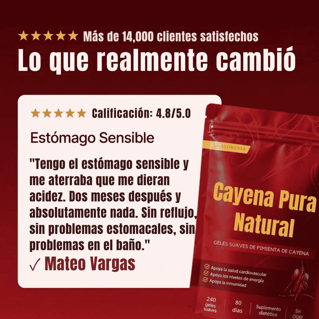 Cápsulas de Pimienta de Cayena